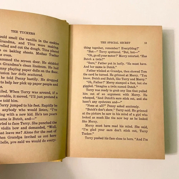 Vintage 1961 The Tuckers The Special Secret by Jo Mendel Book - Picture 5 of 12